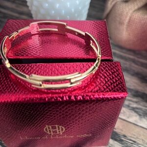 House of Harlow 1960 Gold Geometric Bracelet